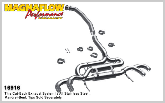 Magnaflow 16916 Stainless Performance Exhaust 09-12 Nissan GT-R