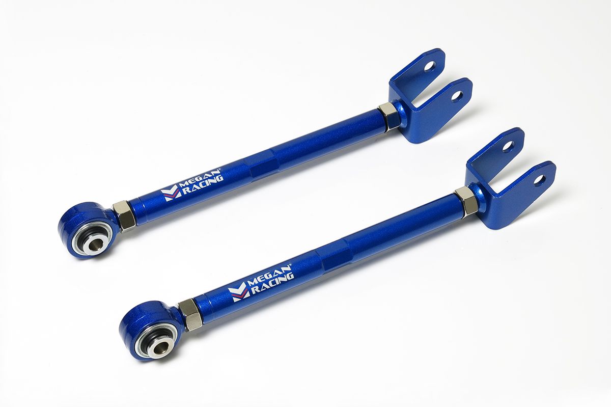 Megan Racing Rear Lower Toe Arms, Non-Hicas - Nissan 300ZX Z32 / 240SX S13 / Skyline GTS-T GT-R R32, R33, R34