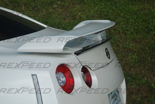 Rexpeed GT-R Carbon Fiber Trunk Spoiler - R35