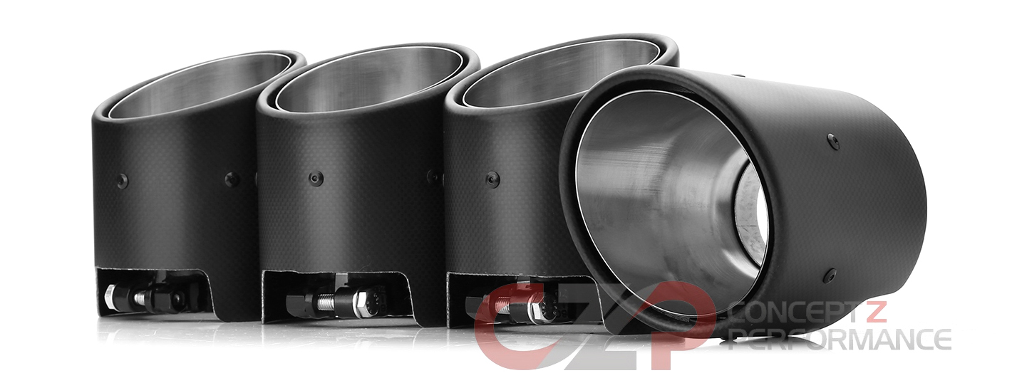 Rexpeed Dry Carbon Exhaust Tips - Nissan GT-R R35