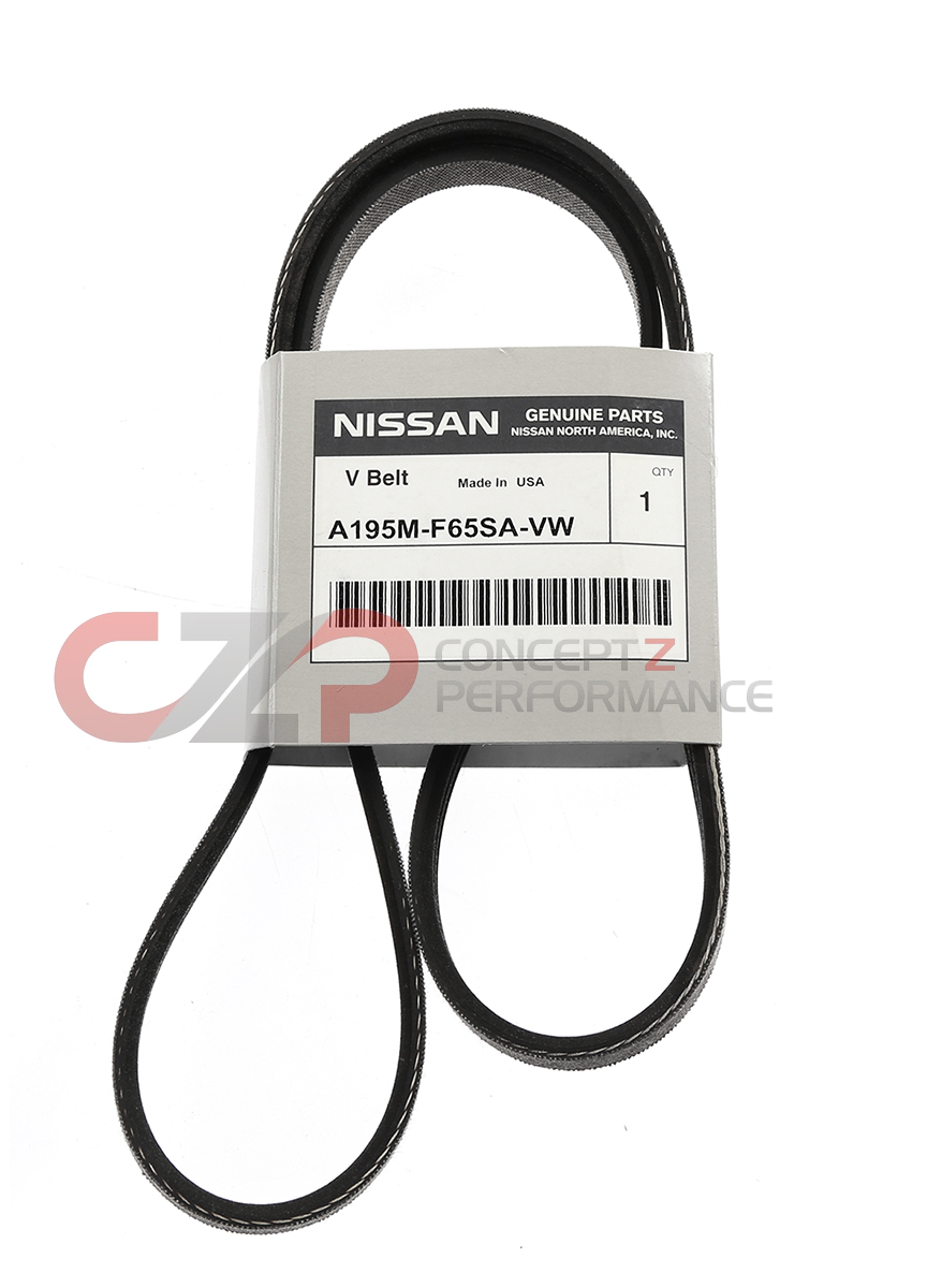 Nissan OEM Belt, Stock Power Steering 90-96 NA / 94-96 TT or Unorthodox Racing Pulley Power Steering V2 - Nissan 300ZX Z32