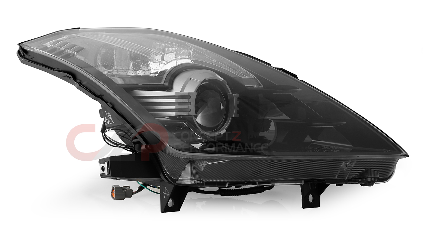 Depo Blacked Out Bi-Xenon Projector Headlight Set - Nissan 350Z Z33 - IN STOCK NOW!!!