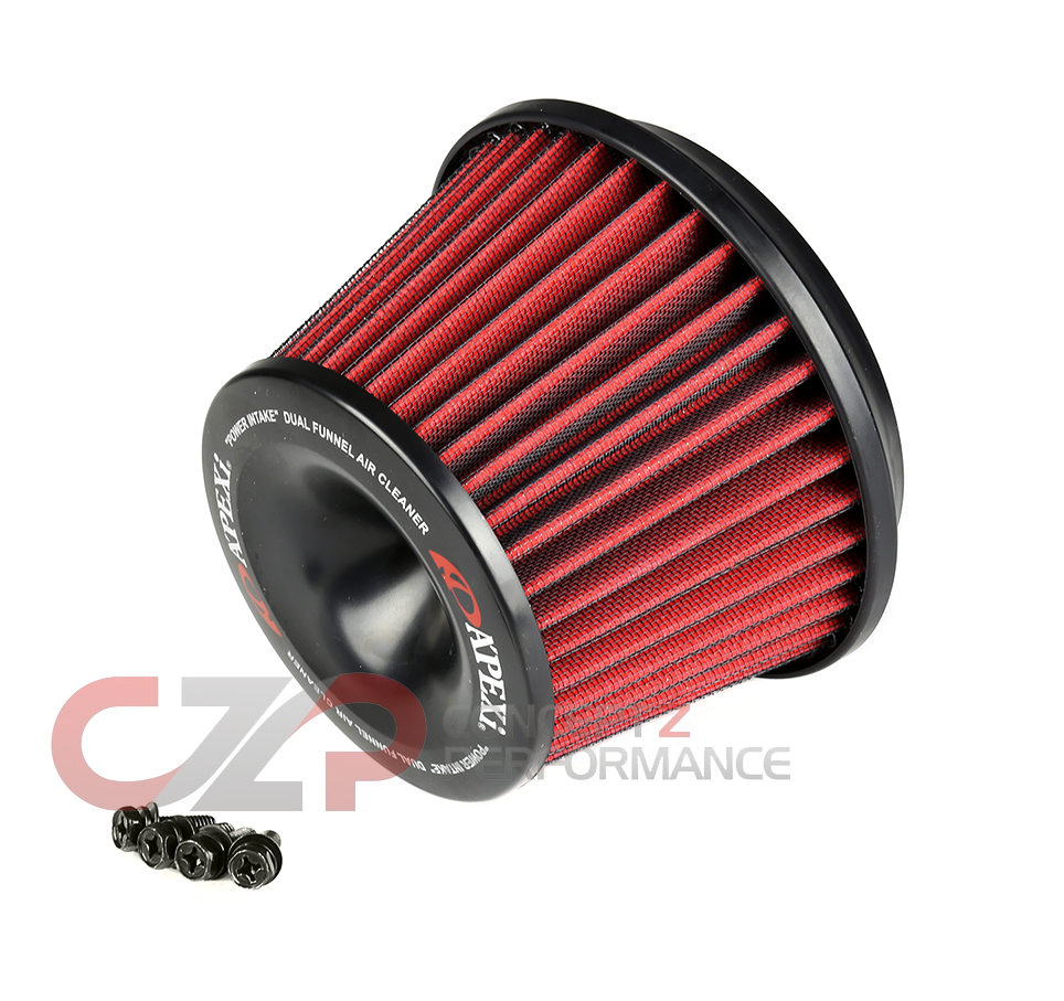 Apexi Universal Replacement Intake Filter, OD-160mm, ID-75mm, Also Used for Selin Dual Intake Translator - Nissan 300ZX Z32