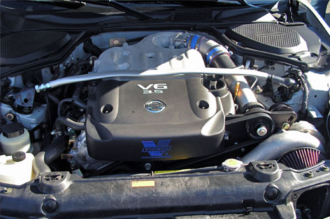 Vortech 4NZ218-050L V-3 SCi Supercharger Complete System, Satin - Nissan 350Z Z33 2005