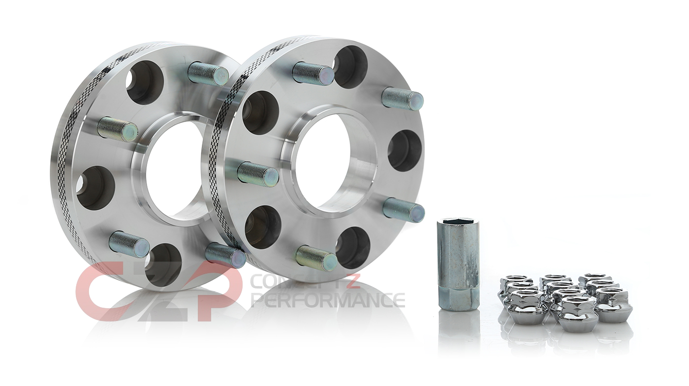 FIC Hubcentric M12x1.25 Wheel Spacers Pair 5x114.3, 10-25mm