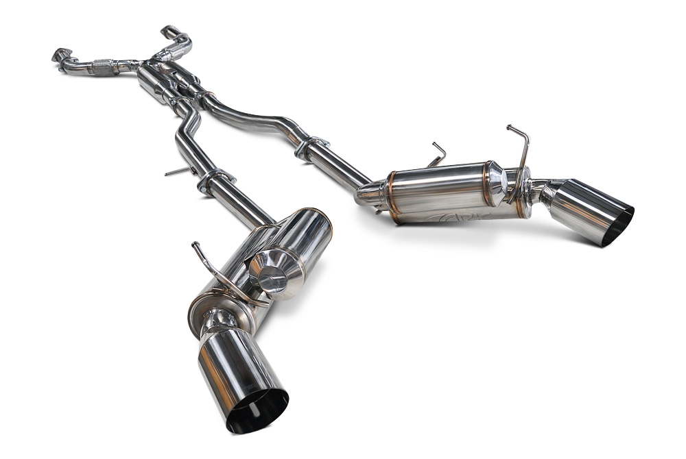ARK Performance 2.5" Pipe True Dual GRiP Exhaust System, Polished Tip - Infiniti Q50 14+ V37