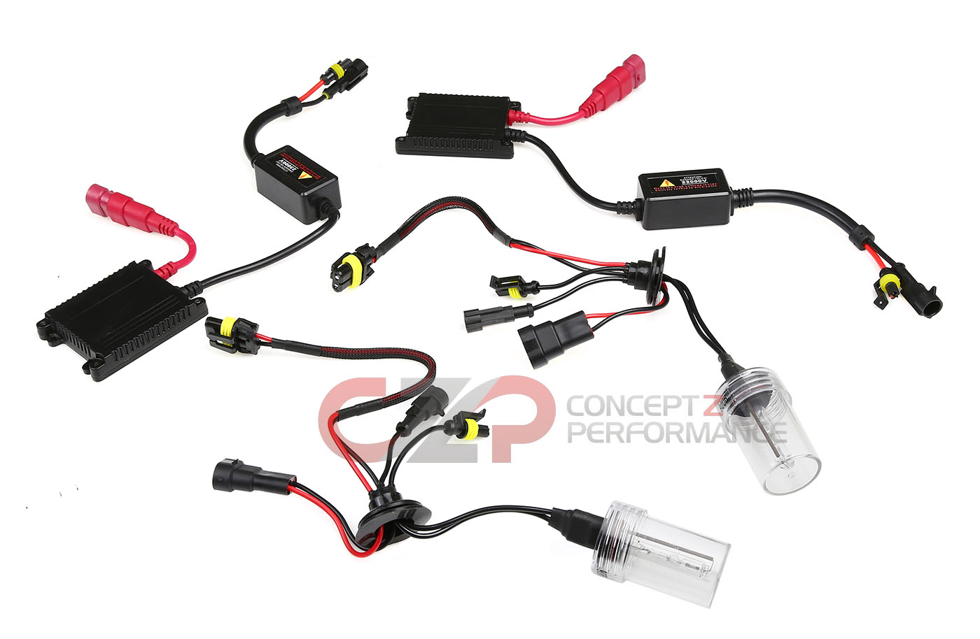 CZP Headlight Upgrade Xenon Conversion HID Kit, High Beam 9005 Bulbs - Nissan 300ZX 90-96 Z32
