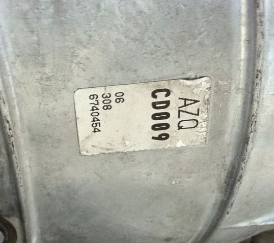CD009 Transmission VIN NUMBER CHECK - Nissan 350Z / Infiniti G35