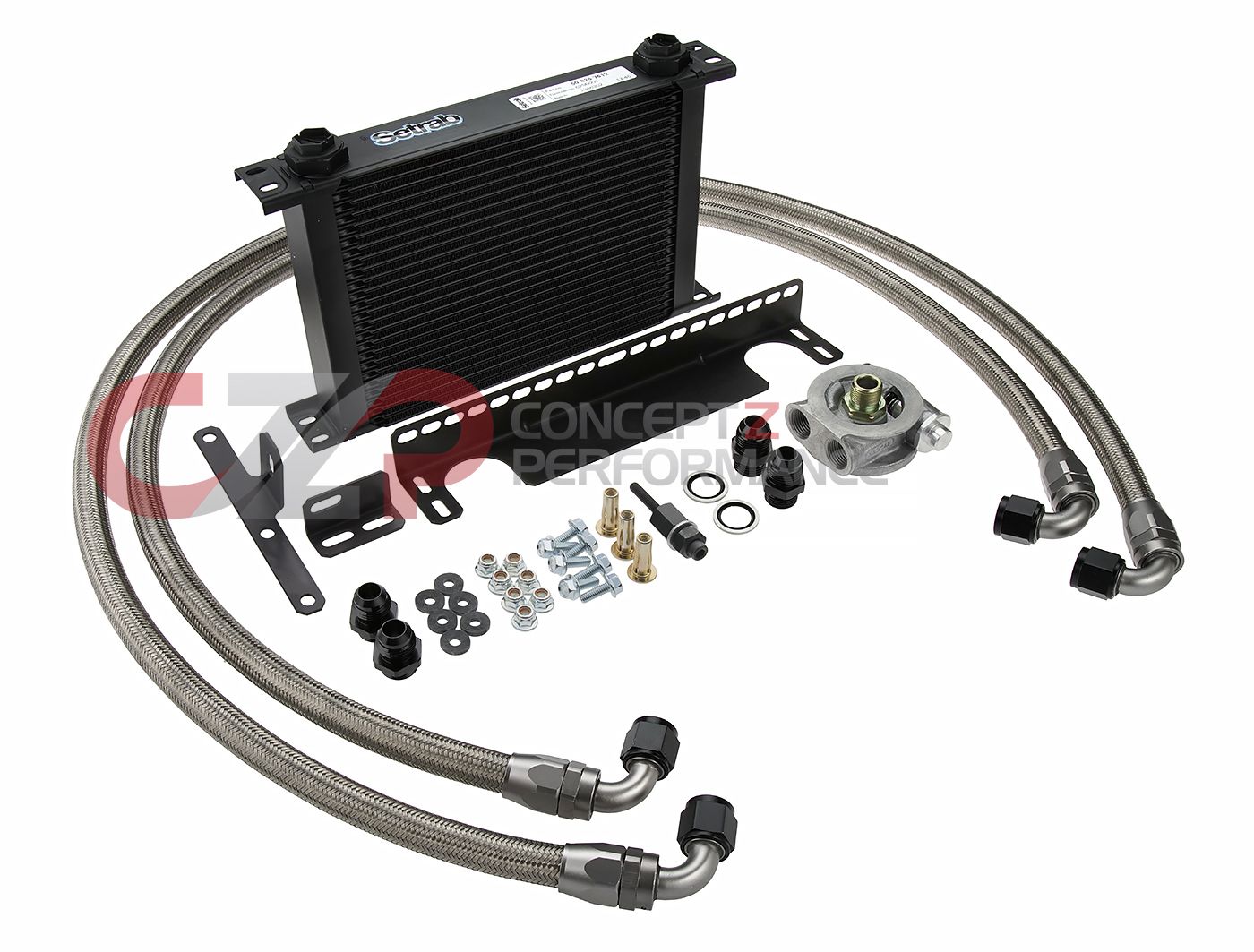CZP Engine Oil Cooler Kit w/ Setrab Core - Nissan 350Z / Infiniti G35