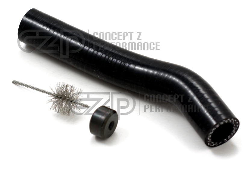 CZP 11823-40P11-S Silicone PCV Hose Front RH, Twin Turbo TT - Nissan 300ZX 90-96 Z32