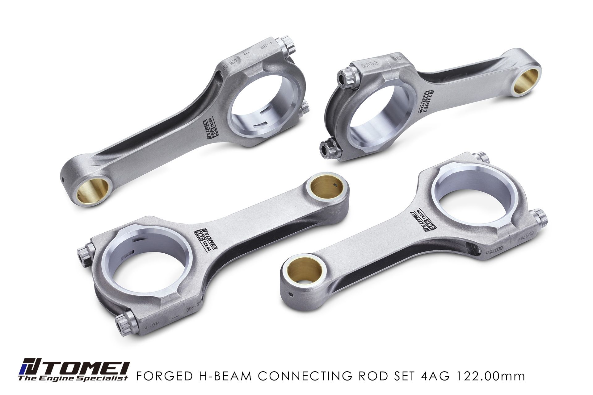 Tomei Forged H-Beam Connecting Rod Set 4AG 122mm