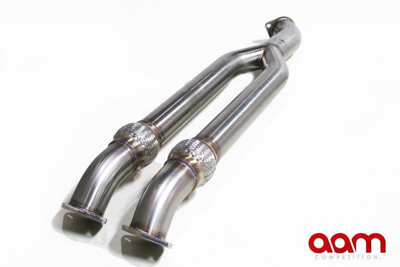 AAM Competition 3"-3.5" Mid-Pipe Non-Resonated - Nissan GT-R 09+ R35