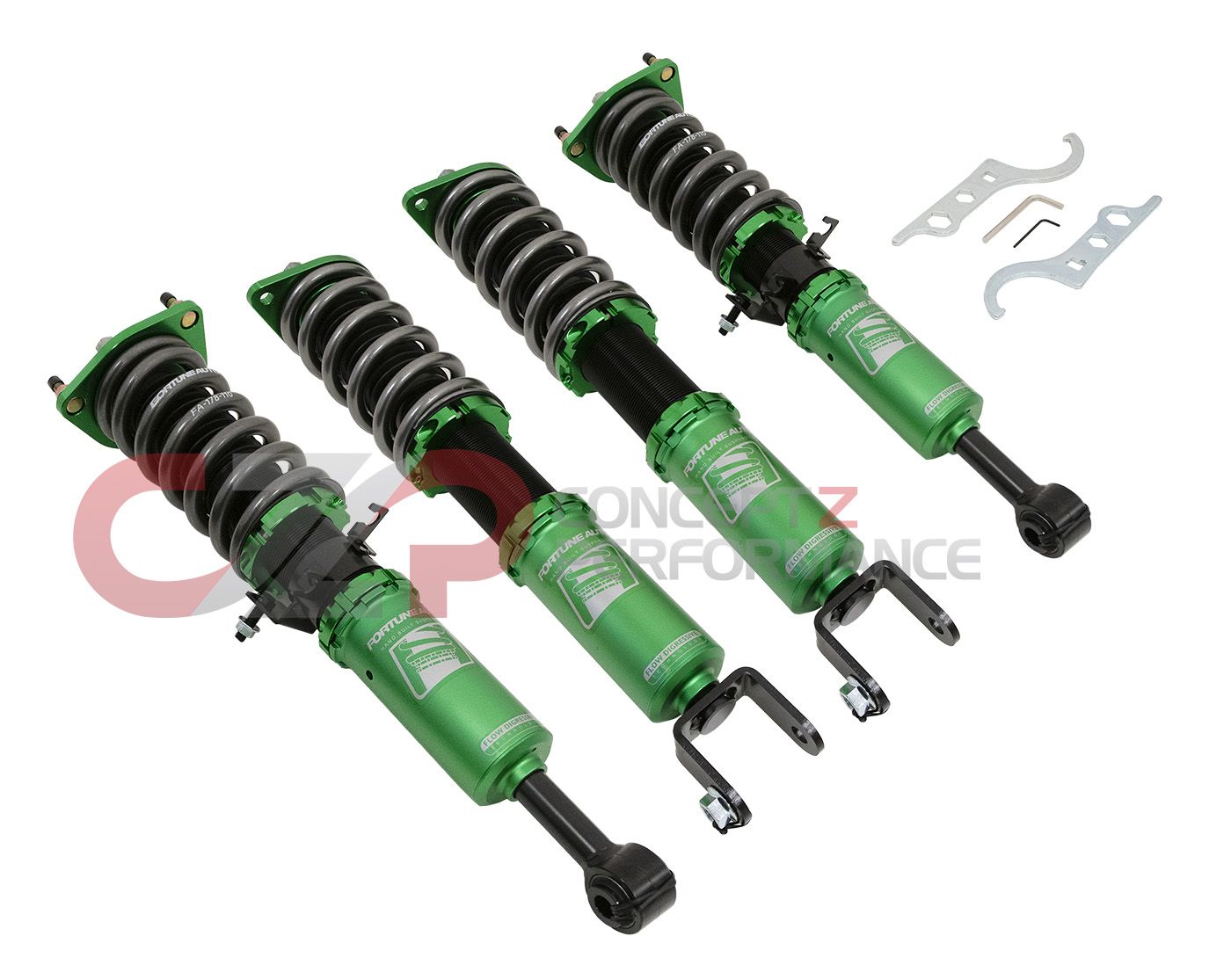 Fortune Auto 500 Series Coilovers (True Style Rear) - Nissan 370Z (Z34) 09+