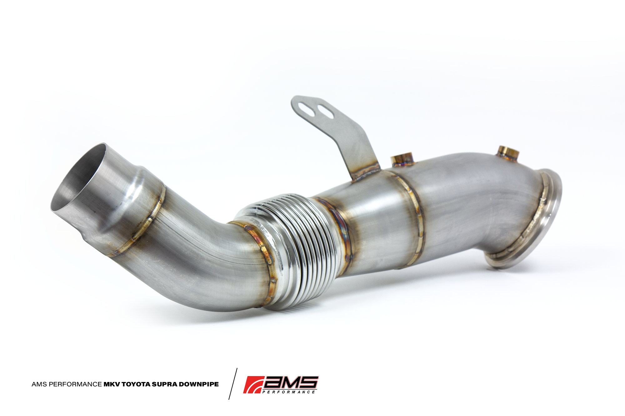 AMS Performance Stainless Steel 4.5" Downpipes - Toyota Supra A90