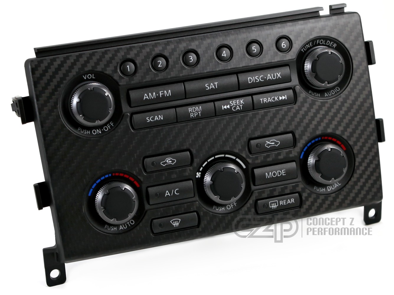 Nissan OEM Carbon Fiber Radio Bezel Control Panel - Nissan GT-R R35