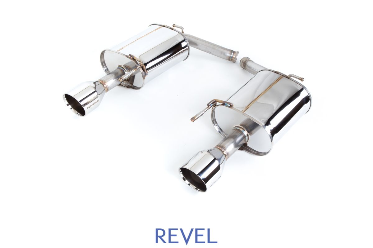 Revel Medallion Touring Dual Muffler Axle Back Exhaust - Infiniti G25, G35, G37, Q40 Sedan RWD & AWD V36