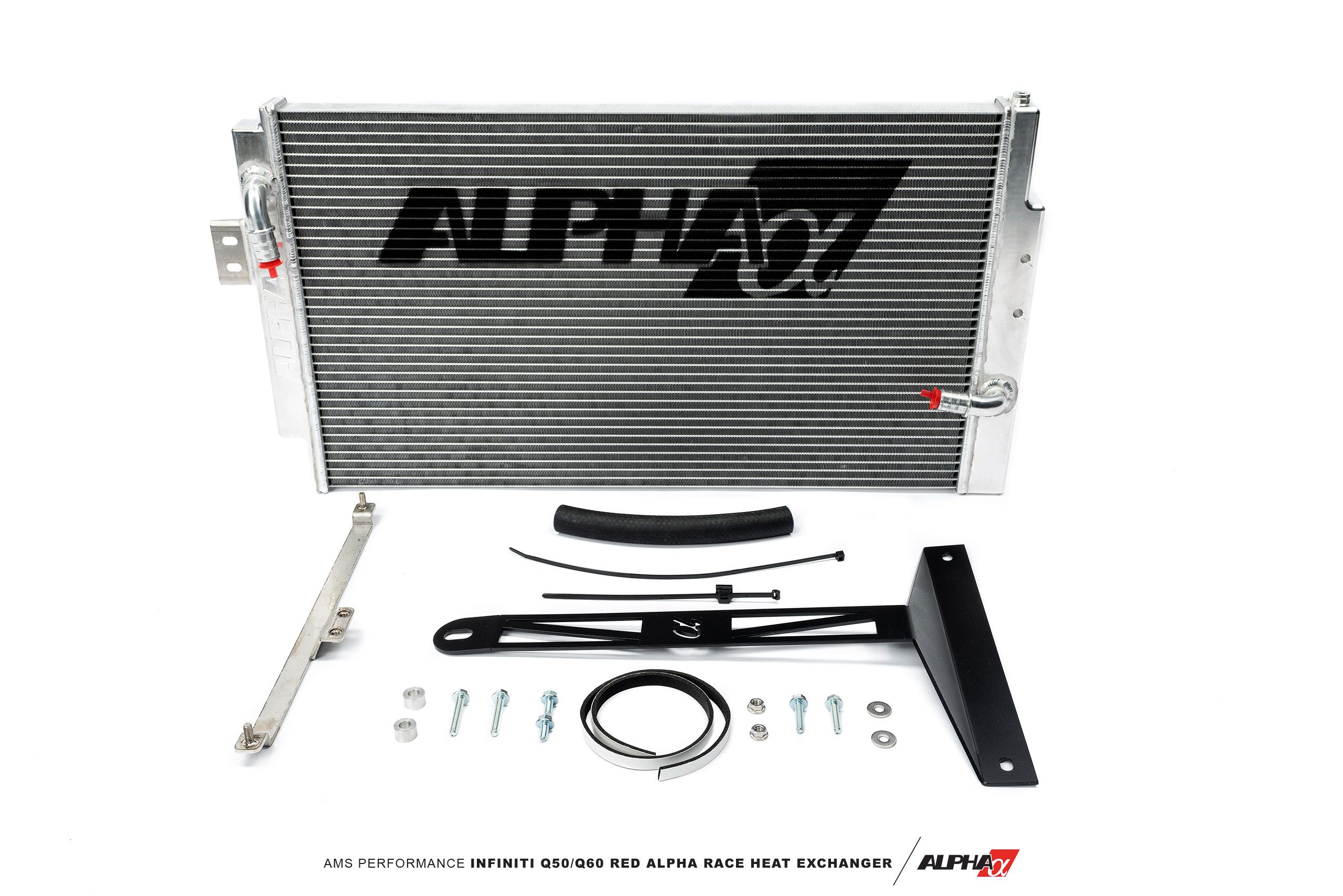 AMS Performance Red Alpha Race Heat Exchanger - Infiniti Q50, Q60 3.0T VR30DDTT