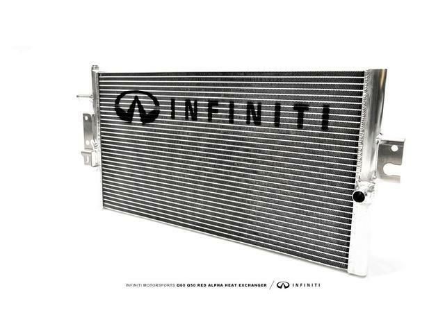 Infiniti AMS Performance Red Alpha Heat Exchanger - Infiniti Q50, Q60 3.0T VR30DDTT