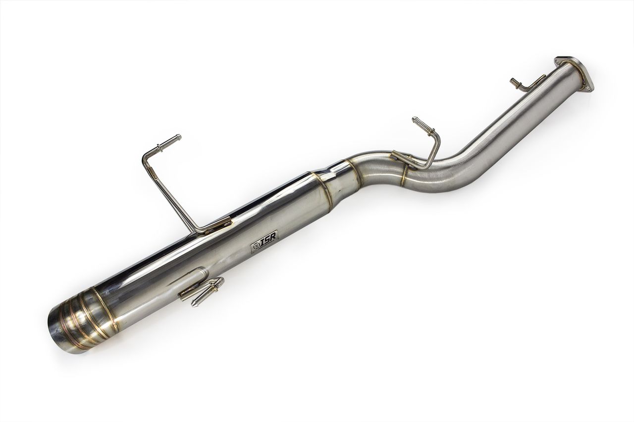 ISR Performance Series II EP Single Tip Blast Pipe Exhaust System -Resonated- Nissan 240sx 95-98 (S14)